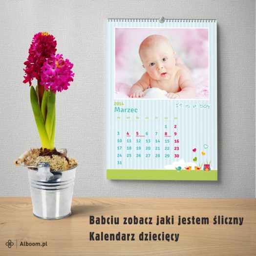 Fotokalendarze na Dzień Babci w Alboom.pl