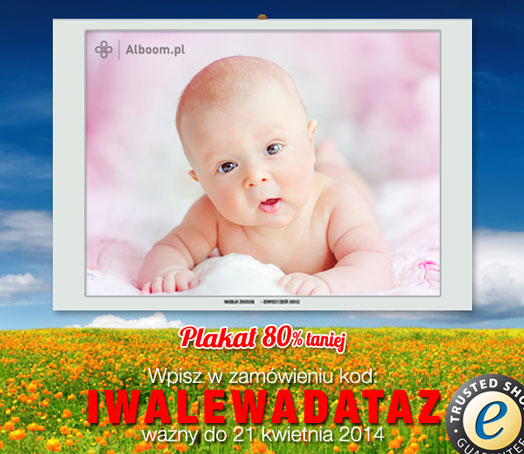 Fotoplakaty na Wielkanoc o 80% taniej w Alboom.pl