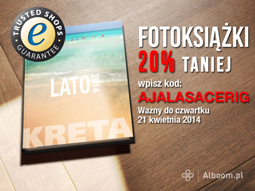 Fotoksiążki 20% taniej na Wielkanoc w Alboom.pl