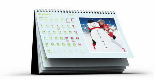 Fotokalendarze biurkowe miesięczne XXL